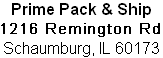 Prime Pack & Ship, Schaumburg & Chicago Area